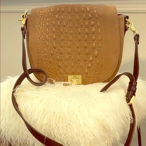 Suede Brahmin crossbody